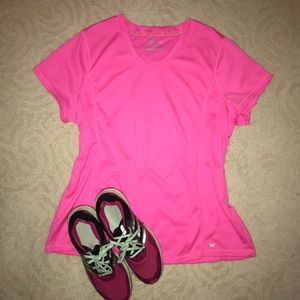 Hot Pink Quick Dri Xersion Tee 2X